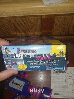 VtG 1991 90s Playmates Disney's Darkwing Duck Gas Gun Toy No. 2963 READ AS IS