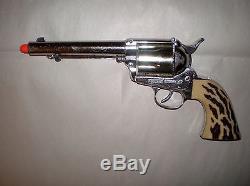 Vtg 1959-62 Mattel SHOOTIN' SHELL FANNER. 45 Cap Gun THE BIG ONE Ex Working