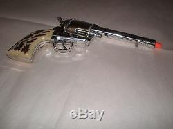 Vtg 1959-62 Mattel SHOOTIN' SHELL FANNER. 45 Cap Gun THE BIG ONE Ex Working