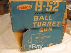 Vtg 1961 REMCO B-52 Electronic Ball Turret Gun Toy WITH Box Works & Tested