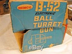 Vtg 1961 REMCO B-52 Electronic Ball Turret Gun Toy WITH Box Works & Tested