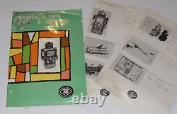 Vtg 1963 Masudaya Japanese Mechanical Toy Dealer Catalog! Robots/mars Rocket/gun