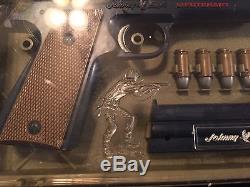 Vtg 1965 topper Johnny Eagle lieutenant toy cap gun with case instructions bullets