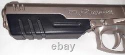 Vtg GIBIE 10 Double Action Eagle Toy Orange Tip Diecast Cap Gun Spain NM G88030