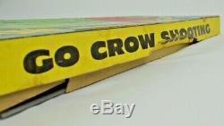 Vtg Jaymar Crow Shoot Target Practice Game Cork with Gun Rifle Original Box READ