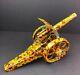 Vtg Tin Litho Camo Field Gun Cannon Signed Gene Bosch Toy Designer For J Chein