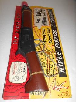 Wanted Dead Or Alive Mare's Laig Toy Rifle Cap Gun Moc Marx 13 Mint Mcqueen