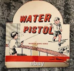 Water Pistol Toys in Store Display Box Squirting Unused Vintage 36 Old Toy Guns