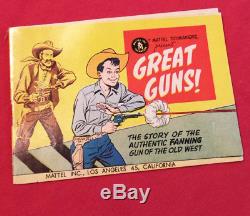 Western Cap Gun set Fanner 50 Zero W (black) 1957 (includes Comic book)