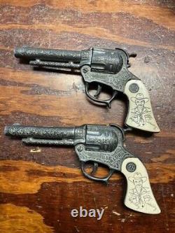 Wyandotte Toys Hopalong Cassidy Toy Pistol Cap Guns (2 Total)