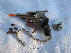 XYTHOS AUTOMATIC 6 SHOT Miniature 2 mm Pinfire Cap Gun / Toy Pistol (with AMMO!)
